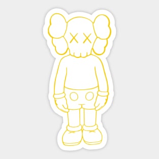 kaws line Sticker